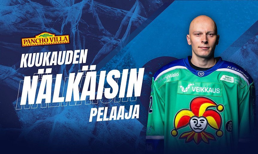Alexander Forslund on marraskuun nälkäisin pelaaja
