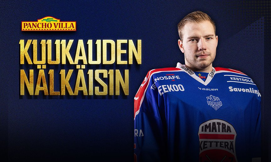 Ketterän Reima-Ville Roos on joulukuun nälkäisin pelaaja