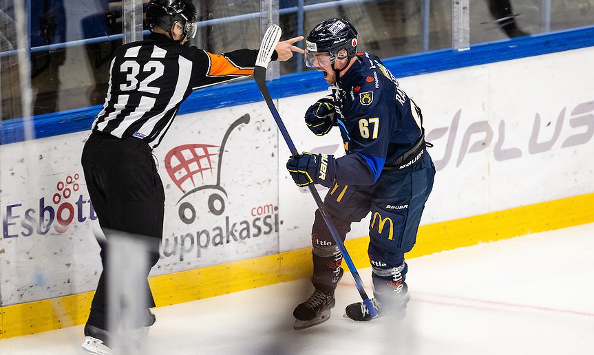 Kiekko-Espoolle pisteet torstai-illan ottelusta