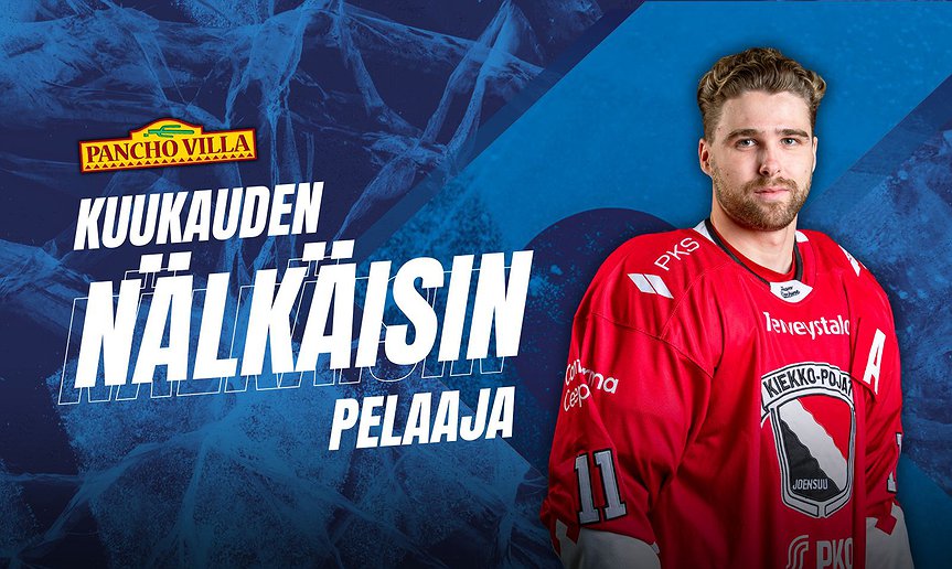 Kiekko-Poikien Jani Taskula on lokakuun nälkäisin pelaaja