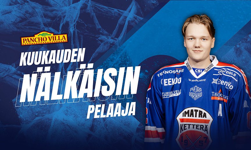 Ketterän Aleksi Sinkkonen on joulukuun nälkäisin pelaaja