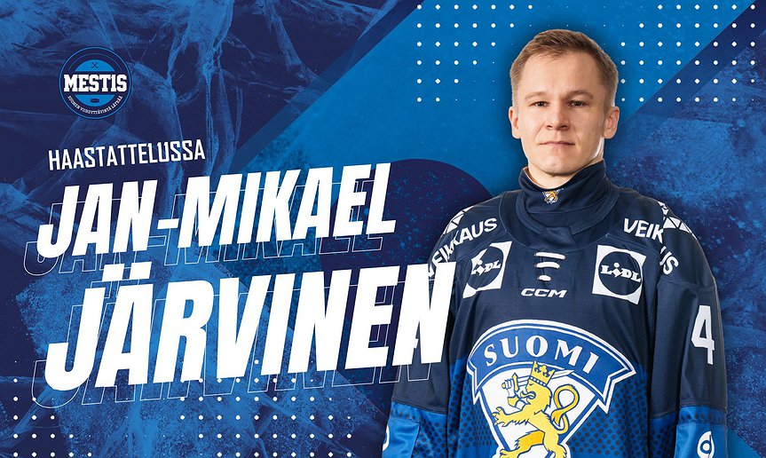 Haastattelussa Leijonien Jan-Mikael Järvinen
