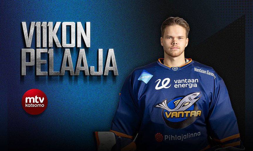 Kiekko-Vantaan Juuso Helomaa on Mestiksen viikon pelaaja
