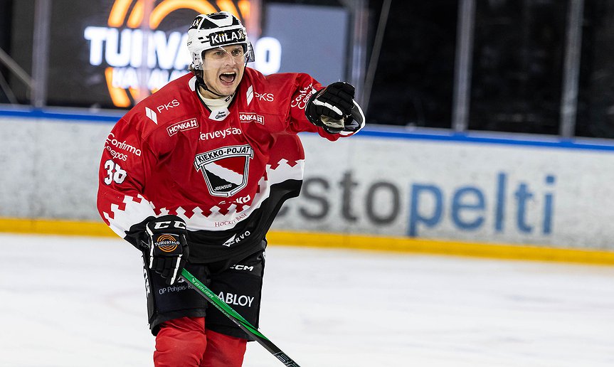 Kiekko-Pojille kotivoitto torstai-iltana