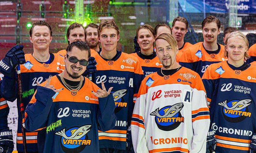 Käärijä ja Auringon Lapset mukaan Kiekko-Vantaan tukijoukkoihin