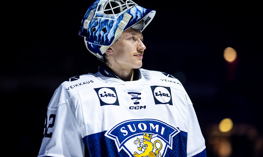 Haastattelussa Leijonien maalivahti Emil Larmi
